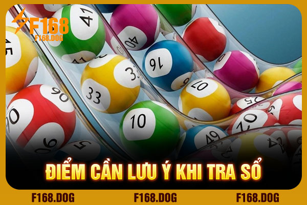 Điểm cần lưu ý khi tra sổ