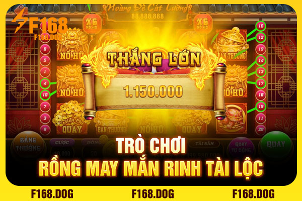 Trò chơi rồng may mắn rinh tài lộc
